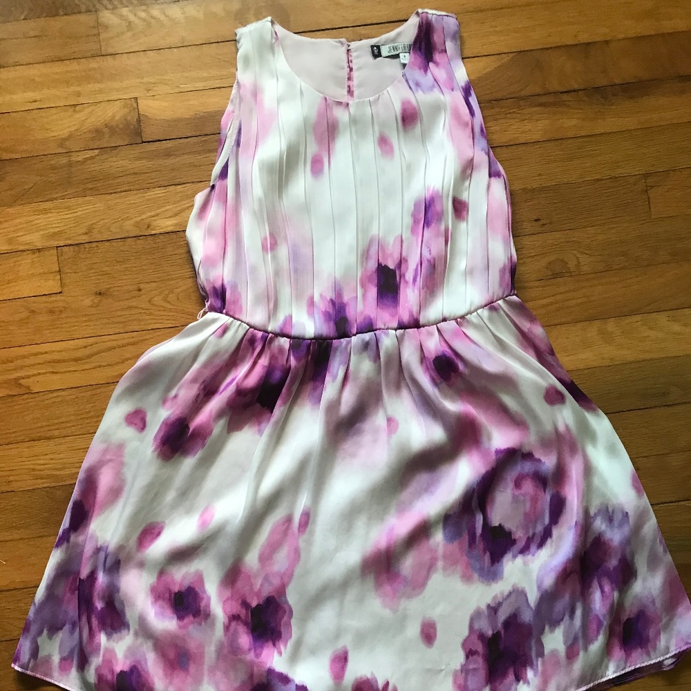 Jennifer Lopez Silk Floral Dress Size 8